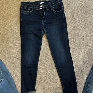 Flying Monkey High Rise Midnight Blue Jeans